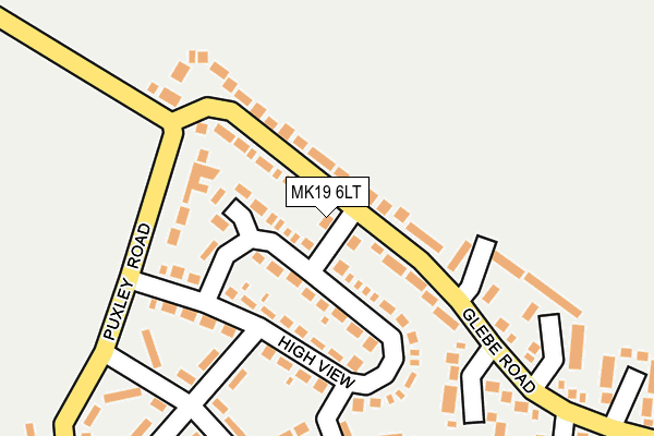 MK19 6LT map - OS OpenMap – Local (Ordnance Survey) MK19 6LT map - OS OpenMap – Local (Ordnance Survey)