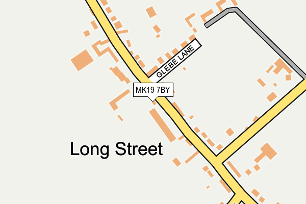 MK19 7BY map - OS OpenMap – Local (Ordnance Survey)