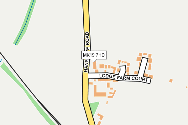 MK19 7HD map - OS OpenMap – Local (Ordnance Survey) MK19 7HD map - OS OpenMap – Local (Ordnance Survey)