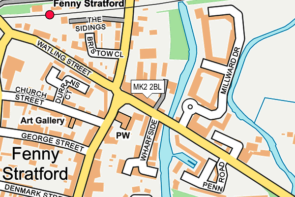 MK2 2BL map - OS OpenMap – Local (Ordnance Survey) MK2 2BL map - OS OpenMap – Local (Ordnance Survey)