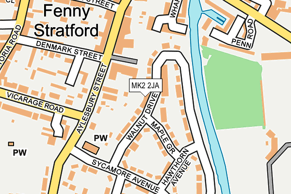 MK2 2JA map - OS OpenMap – Local (Ordnance Survey) MK2 2JA map - OS OpenMap – Local (Ordnance Survey)