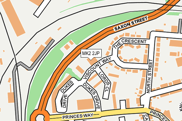 MK2 2JP map - OS OpenMap – Local (Ordnance Survey) MK2 2JP map - OS OpenMap – Local (Ordnance Survey)