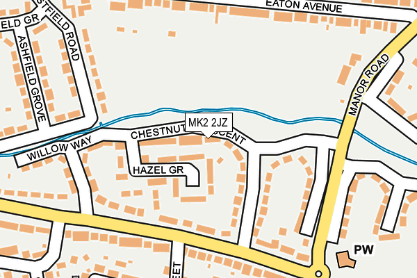 MK2 2JZ map - OS OpenMap – Local (Ordnance Survey) MK2 2JZ map - OS OpenMap – Local (Ordnance Survey)