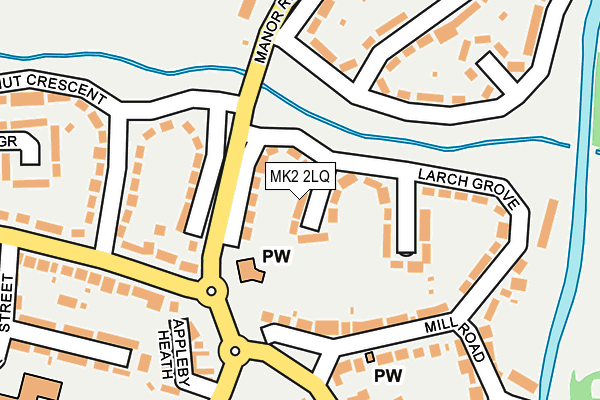 MK2 2LQ map - OS OpenMap – Local (Ordnance Survey) MK2 2LQ map - OS OpenMap – Local (Ordnance Survey)
