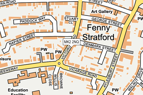 MK2 2NQ map - OS OpenMap – Local (Ordnance Survey) MK2 2NQ map - OS OpenMap – Local (Ordnance Survey)