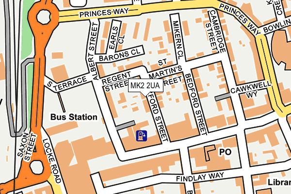 MK2 2UA map - OS OpenMap – Local (Ordnance Survey) MK2 2UA map - OS OpenMap – Local (Ordnance Survey)