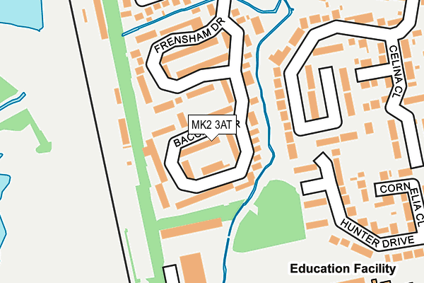 MK2 3AT map - OS OpenMap – Local (Ordnance Survey) MK2 3AT map - OS OpenMap – Local (Ordnance Survey)