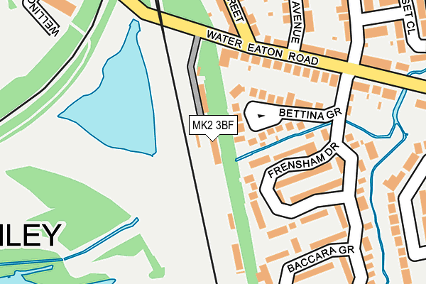 MK2 3BF map - OS OpenMap – Local (Ordnance Survey) MK2 3BF map - OS OpenMap – Local (Ordnance Survey)