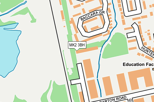 MK2 3BH map - OS OpenMap – Local (Ordnance Survey) MK2 3BH map - OS OpenMap – Local (Ordnance Survey)