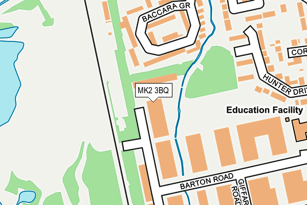 MK2 3BQ map - OS OpenMap – Local (Ordnance Survey) MK2 3BQ map - OS OpenMap – Local (Ordnance Survey)