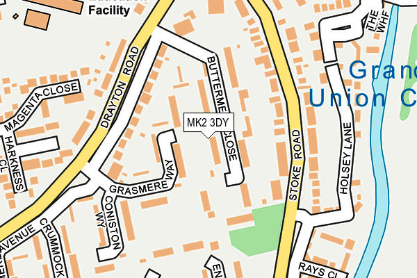 MK2 3DY map - OS OpenMap – Local (Ordnance Survey) MK2 3DY map - OS OpenMap – Local (Ordnance Survey)
