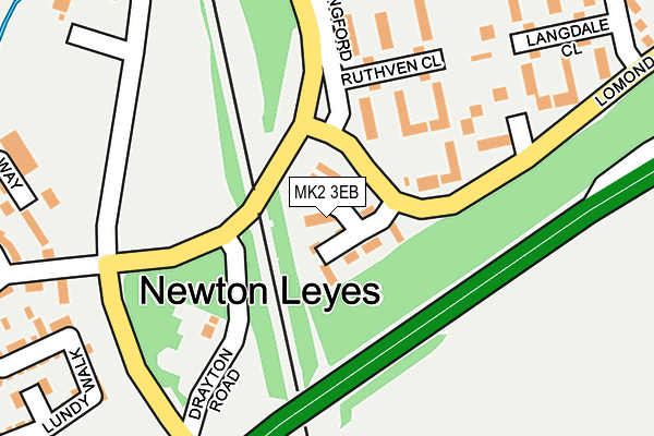 MK2 3EB map - OS OpenMap – Local (Ordnance Survey) MK2 3EB map - OS OpenMap – Local (Ordnance Survey)