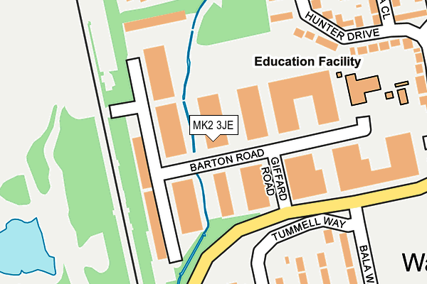 MK2 3JE map - OS OpenMap – Local (Ordnance Survey) MK2 3JE map - OS OpenMap – Local (Ordnance Survey)