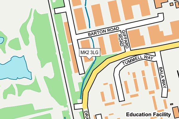 MK2 3LG map - OS OpenMap – Local (Ordnance Survey) MK2 3LG map - OS OpenMap – Local (Ordnance Survey)