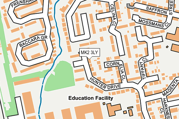 MK2 3LY map - OS OpenMap – Local (Ordnance Survey) MK2 3LY map - OS OpenMap – Local (Ordnance Survey)