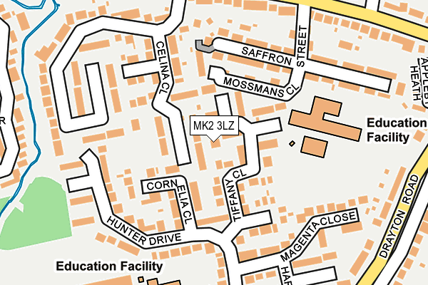 MK2 3LZ map - OS OpenMap – Local (Ordnance Survey) MK2 3LZ map - OS OpenMap – Local (Ordnance Survey)