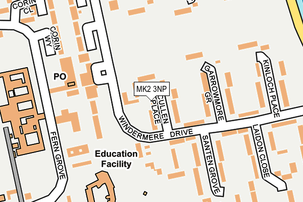 MK2 3NP map - OS OpenMap – Local (Ordnance Survey) MK2 3NP map - OS OpenMap – Local (Ordnance Survey)