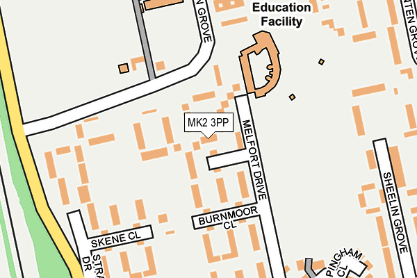 MK2 3PP map - OS OpenMap – Local (Ordnance Survey) MK2 3PP map - OS OpenMap – Local (Ordnance Survey)