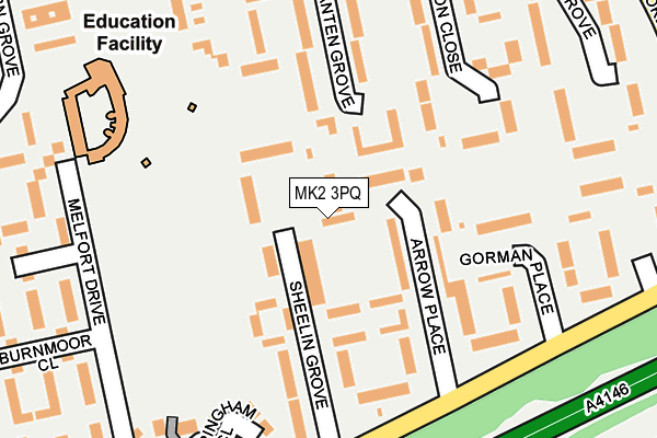 MK2 3PQ map - OS OpenMap – Local (Ordnance Survey) MK2 3PQ map - OS OpenMap – Local (Ordnance Survey)