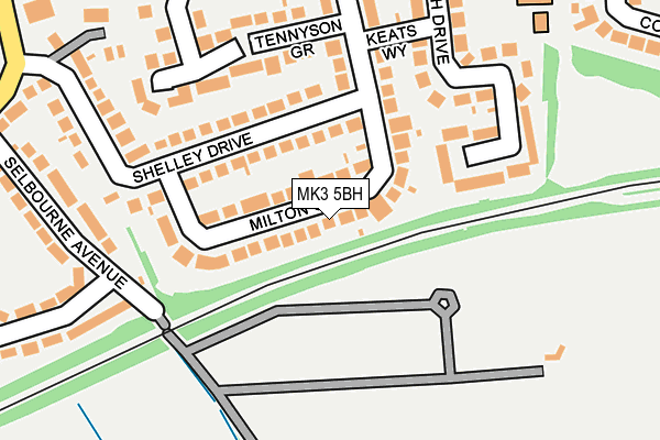 MK3 5BH map - OS OpenMap – Local (Ordnance Survey) MK3 5BH map - OS OpenMap – Local (Ordnance Survey)
