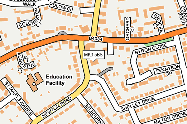 MK3 5BS map - OS OpenMap – Local (Ordnance Survey) MK3 5BS map - OS OpenMap – Local (Ordnance Survey)