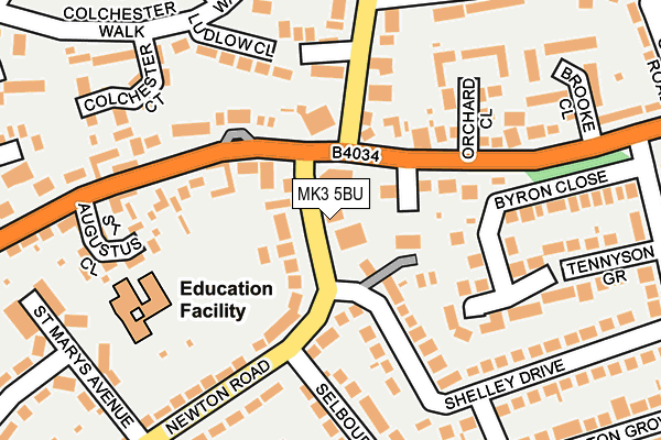 MK3 5BU map - OS OpenMap – Local (Ordnance Survey) MK3 5BU map - OS OpenMap – Local (Ordnance Survey)