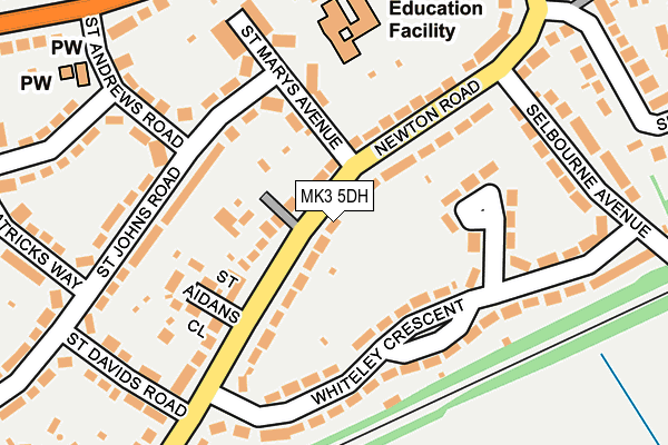 MK3 5DH map - OS OpenMap – Local (Ordnance Survey) MK3 5DH map - OS OpenMap – Local (Ordnance Survey)