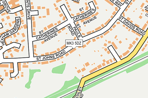 MK3 5DZ map - OS OpenMap – Local (Ordnance Survey) MK3 5DZ map - OS OpenMap – Local (Ordnance Survey)
