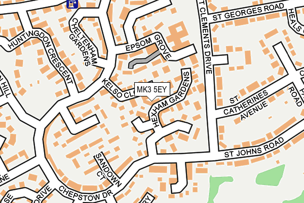 MK3 5EY map - OS OpenMap – Local (Ordnance Survey) MK3 5EY map - OS OpenMap – Local (Ordnance Survey)