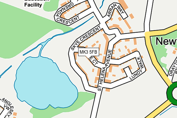 MK3 5FB map - OS OpenMap – Local (Ordnance Survey) MK3 5FB map - OS OpenMap – Local (Ordnance Survey)