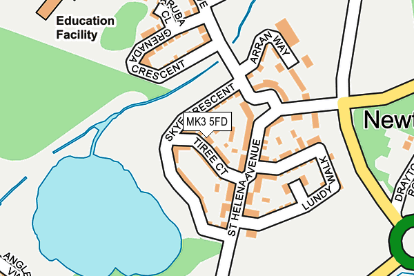 MK3 5FD map - OS OpenMap – Local (Ordnance Survey) MK3 5FD map - OS OpenMap – Local (Ordnance Survey)