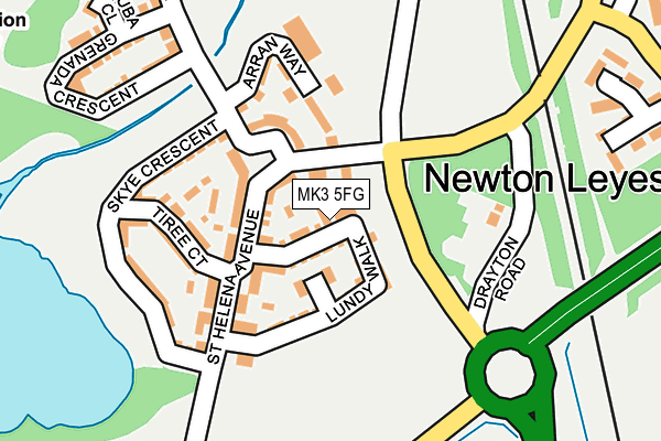 MK3 5FG map - OS OpenMap – Local (Ordnance Survey) MK3 5FG map - OS OpenMap – Local (Ordnance Survey)