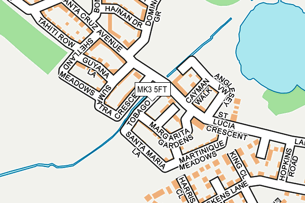 MK3 5FT map - OS OpenMap – Local (Ordnance Survey) MK3 5FT map - OS OpenMap – Local (Ordnance Survey)