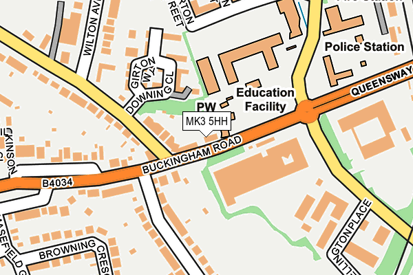 MK3 5HH map - OS OpenMap – Local (Ordnance Survey) MK3 5HH map - OS OpenMap – Local (Ordnance Survey)