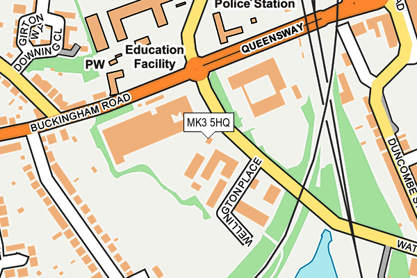MK3 5HQ map - OS OpenMap – Local (Ordnance Survey) MK3 5HQ map - OS OpenMap – Local (Ordnance Survey)