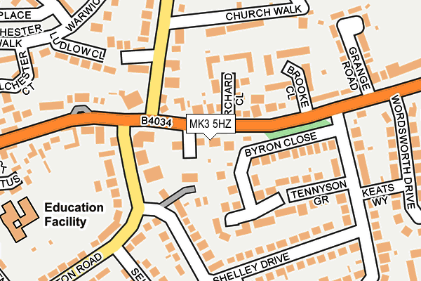 MK3 5HZ map - OS OpenMap – Local (Ordnance Survey) MK3 5HZ map - OS OpenMap – Local (Ordnance Survey)