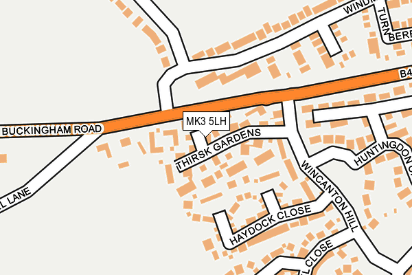 MK3 5LH map - OS OpenMap – Local (Ordnance Survey) MK3 5LH map - OS OpenMap – Local (Ordnance Survey)