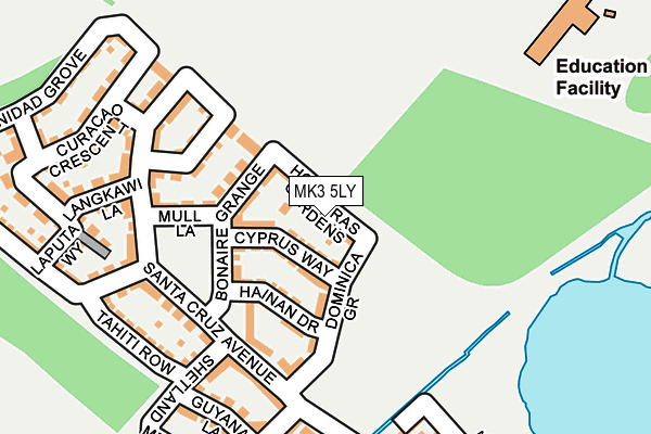 MK3 5LY map - OS OpenMap – Local (Ordnance Survey) MK3 5LY map - OS OpenMap – Local (Ordnance Survey)
