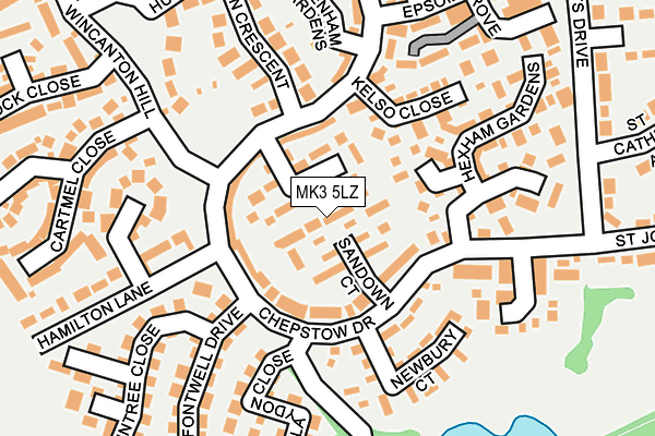 MK3 5LZ map - OS OpenMap – Local (Ordnance Survey) MK3 5LZ map - OS OpenMap – Local (Ordnance Survey)