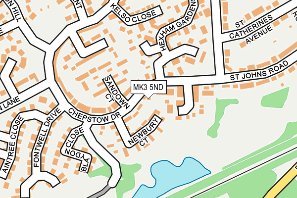 MK3 5ND map - OS OpenMap – Local (Ordnance Survey) MK3 5ND map - OS OpenMap – Local (Ordnance Survey)