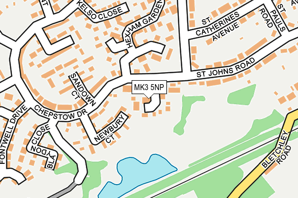 MK3 5NP map - OS OpenMap – Local (Ordnance Survey) MK3 5NP map - OS OpenMap – Local (Ordnance Survey)