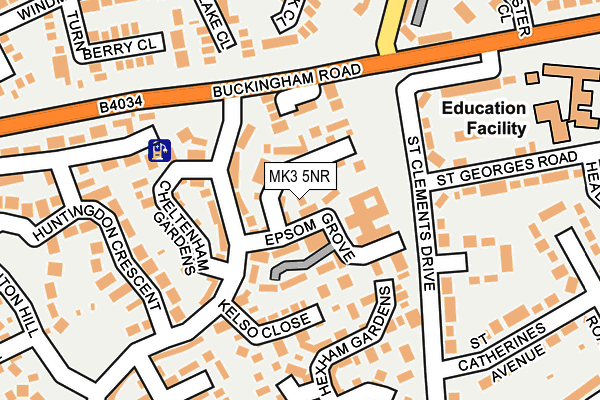 MK3 5NR map - OS OpenMap – Local (Ordnance Survey) MK3 5NR map - OS OpenMap – Local (Ordnance Survey)