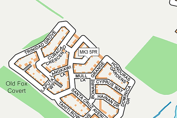 MK3 5PR map - OS OpenMap – Local (Ordnance Survey) MK3 5PR map - OS OpenMap – Local (Ordnance Survey)