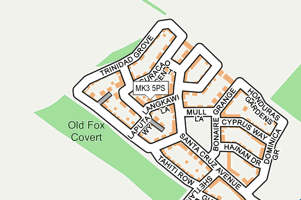 MK3 5PS map - OS OpenMap – Local (Ordnance Survey) MK3 5PS map - OS OpenMap – Local (Ordnance Survey)