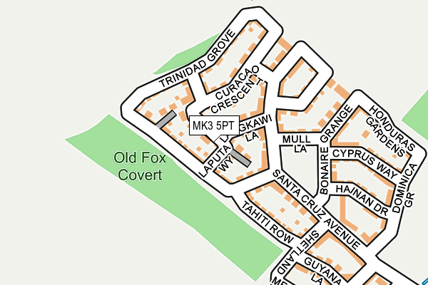 MK3 5PT map - OS OpenMap – Local (Ordnance Survey) MK3 5PT map - OS OpenMap – Local (Ordnance Survey)