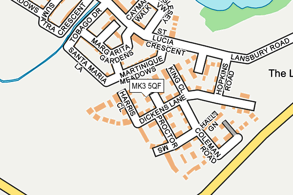 MK3 5QF map - OS OpenMap – Local (Ordnance Survey) MK3 5QF map - OS OpenMap – Local (Ordnance Survey)
