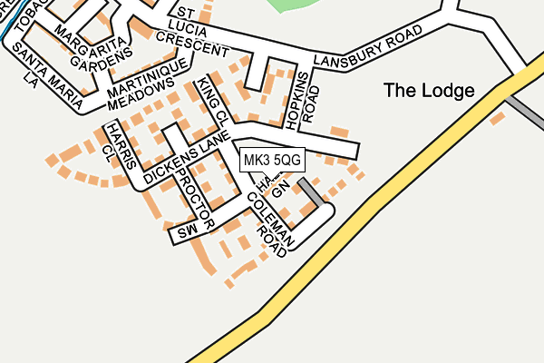 MK3 5QG map - OS OpenMap – Local (Ordnance Survey) MK3 5QG map - OS OpenMap – Local (Ordnance Survey)