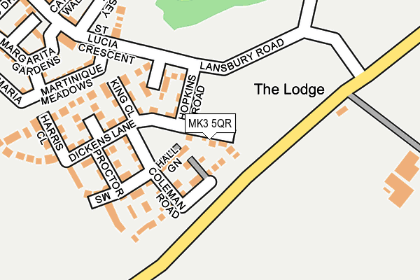 MK3 5QR map - OS OpenMap – Local (Ordnance Survey) MK3 5QR map - OS OpenMap – Local (Ordnance Survey)