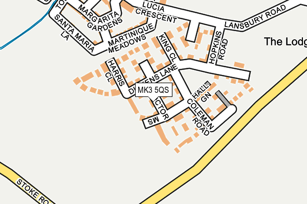 MK3 5QS map - OS OpenMap – Local (Ordnance Survey) MK3 5QS map - OS OpenMap – Local (Ordnance Survey)