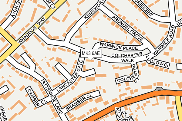 MK3 6AE map - OS OpenMap – Local (Ordnance Survey) MK3 6AE map - OS OpenMap – Local (Ordnance Survey)